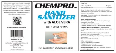 Sample Label (3.78 L Sample Product Label Upload)